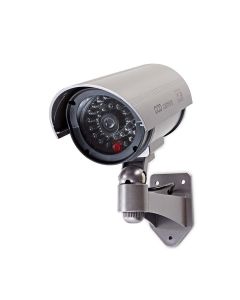Dummy beveiligingscamera | Bullet | IP44 | Grijs