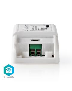 Wi-Fi Smart Switch | Stroomonderbreker | In-Line | 10 A | SmartLife Schakelaar Wi-Fi | 2400 W | Kroonsteentjes | App beschikbaar voor: Android™ & iOS | 90 x 40 x 25 mm