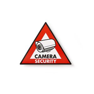 Waarschuwingssticker | Pictogram camerabeveiliging | Set van 5 stuks