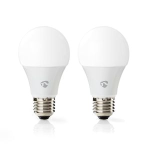 Wi-Fi smart LED-lampen | Full-Colour en Warm-Wit | E27 | 2-Pack